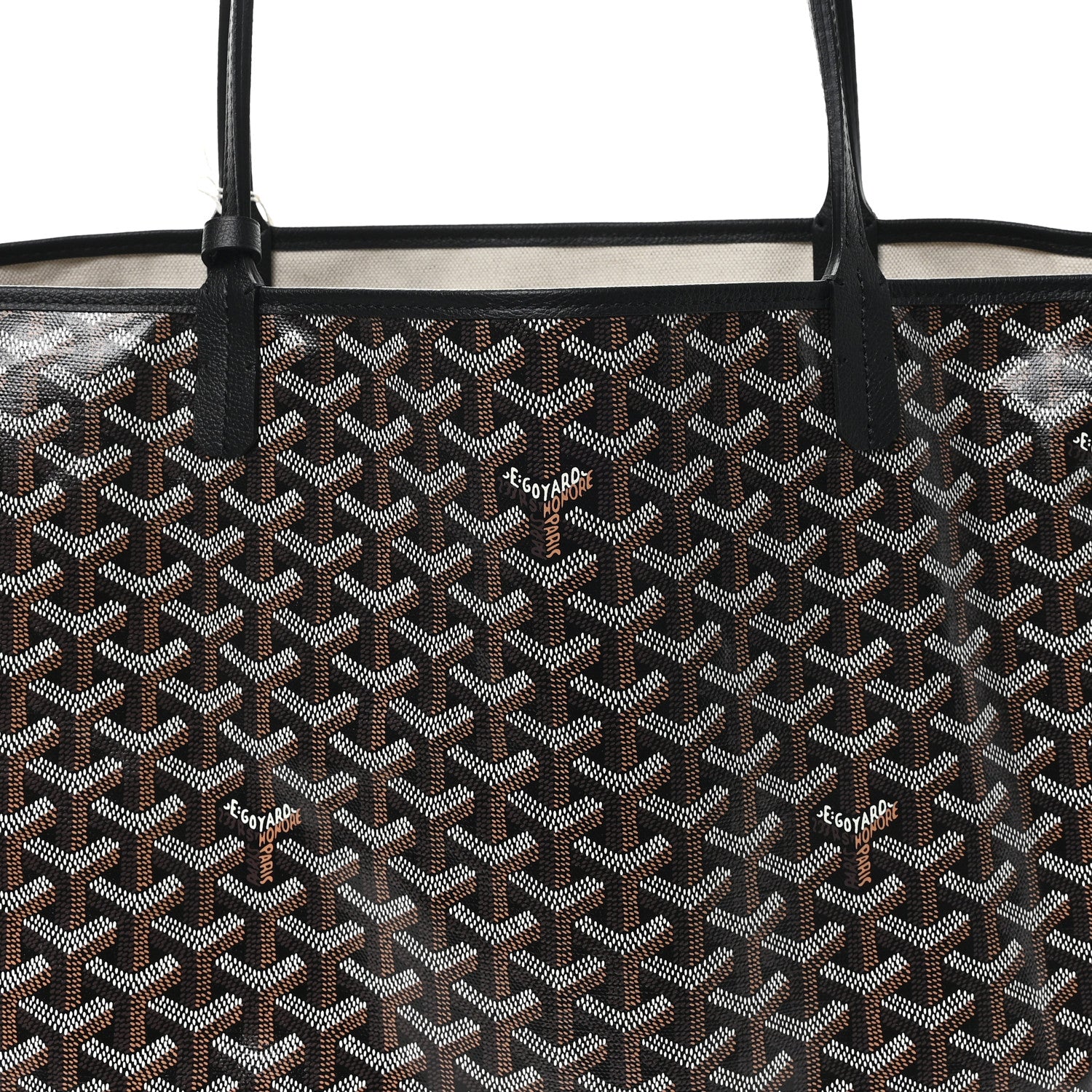 Goyard Goyardine Saint Louis GM Black 8 of 10