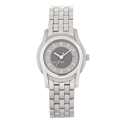 Gucci Stainless Steel 27mm 5500L Quartz Watch Brown 1 of 4