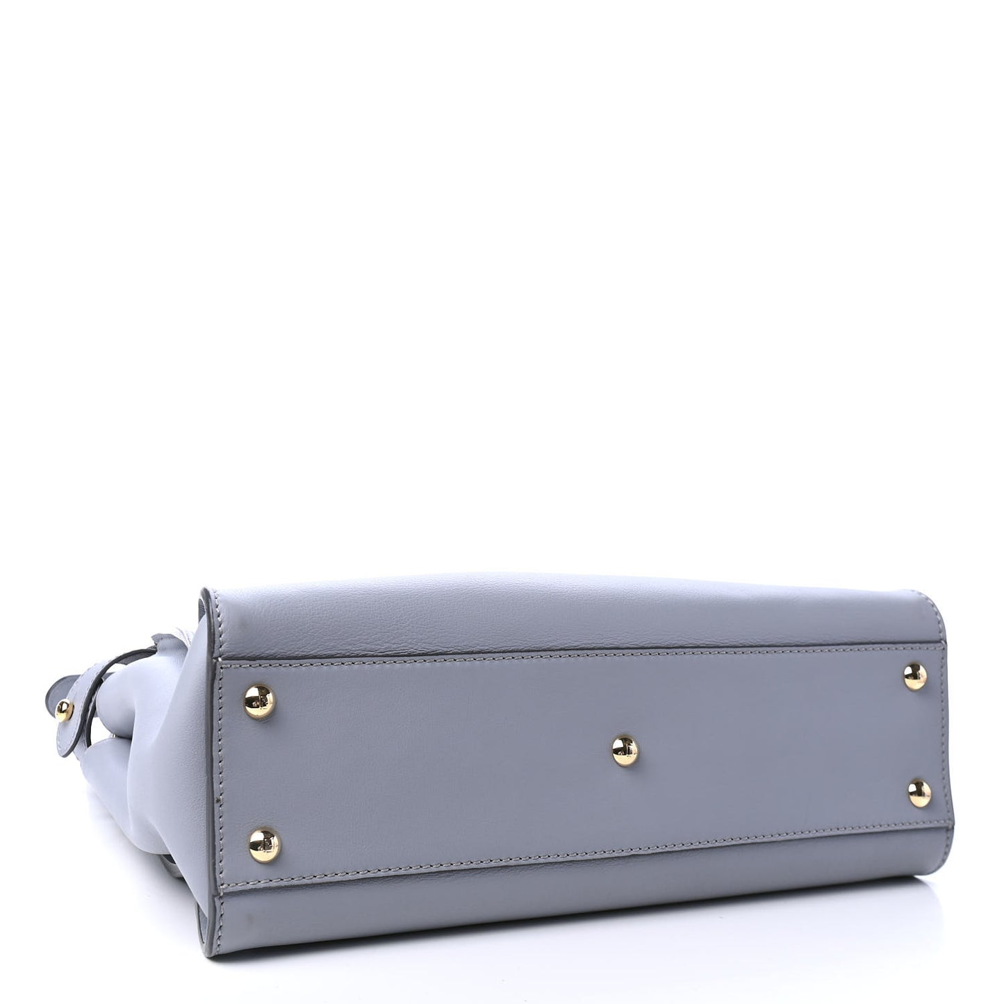 Vitello Seta Shiny Nappa Medium Peekaboo Iconic Satchel Ardesia Amido