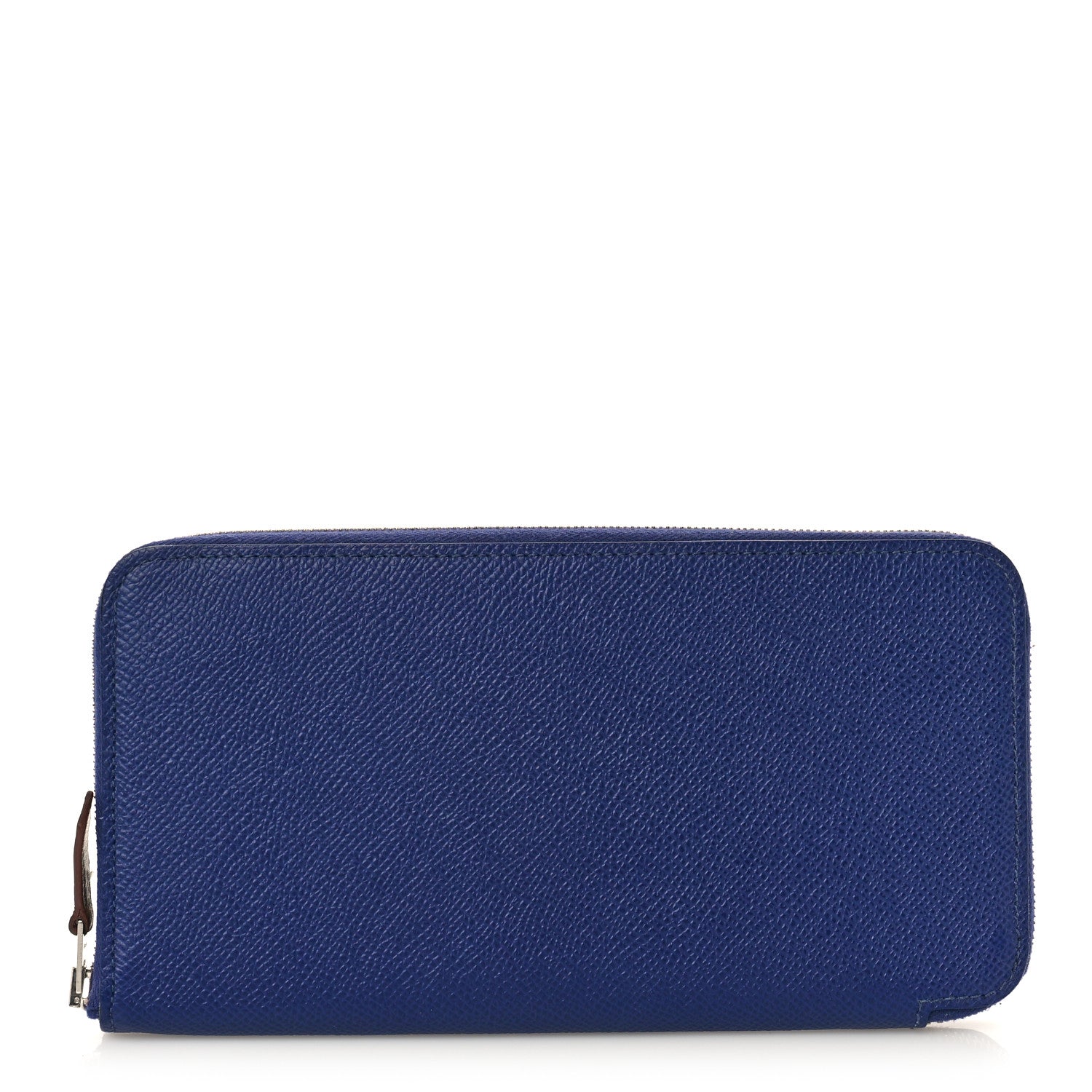 Hermes Epsom Silk'In Wallet Bleu Saphir 1 of 8