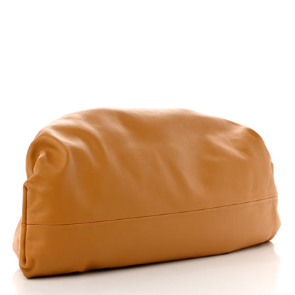 Bottega Veneta Smooth Butter Calf The Pouch Oversized Clutch Ocra 4 of 7