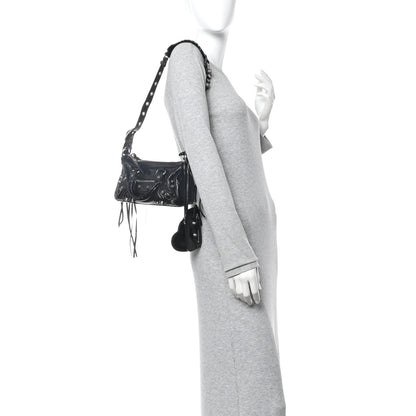 Balenciaga Agneau Arena Mini Le Cagole Duffle Crossbody Bag Black 2 of 14