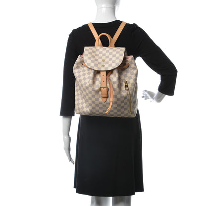 Louis Vuitton Damier Azur Sperone Backpack 2 of 6