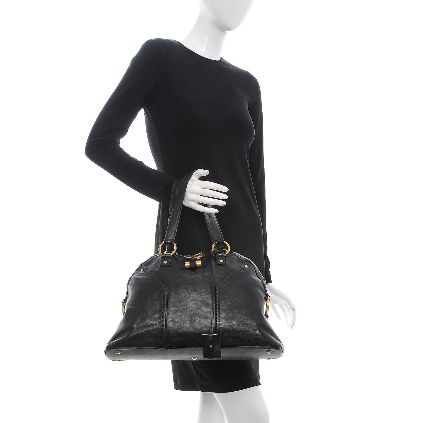 Calfskin Large Muse Black