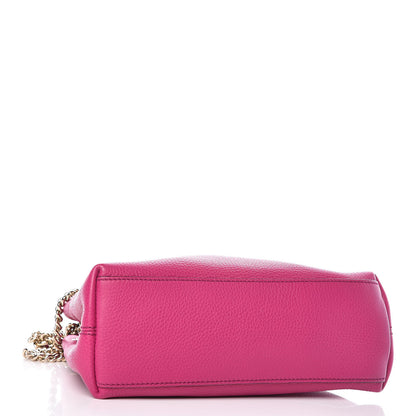 Gucci Cellarius Calfskin Small Soho Chain Shoulder Bag Bright Bouganville 4 of 10