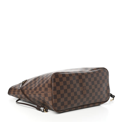 Louis Vuitton Damier Ebene Neo Neverfull MM Rose Ballerine 4 of 9