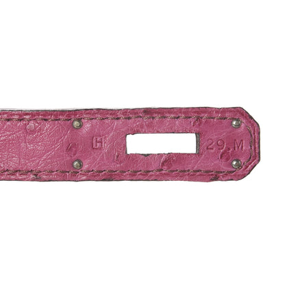 Hermes Ostrich Birkin 35 Fuchsia 8 of 8