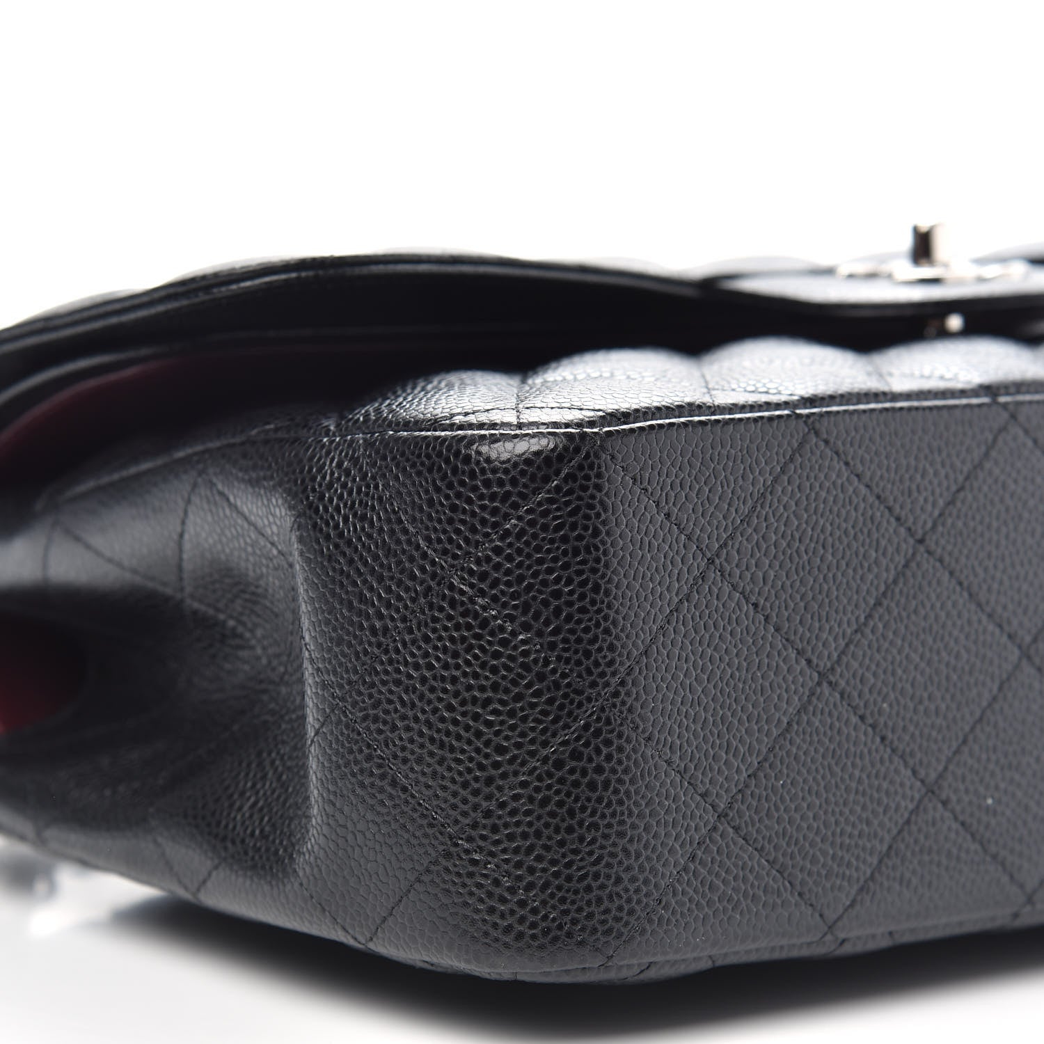Chanel Caviar Quilted Jumbo Double Flap Black 9 of 11