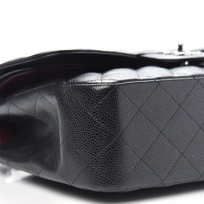 Chanel Caviar Quilted Jumbo Double Flap Black 9 of 11