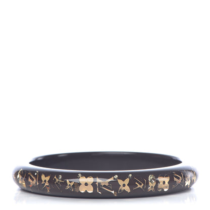 Louis Vuitton Resin Swarovski Medium Inclusion Bracelet PM Marron 1 of 3