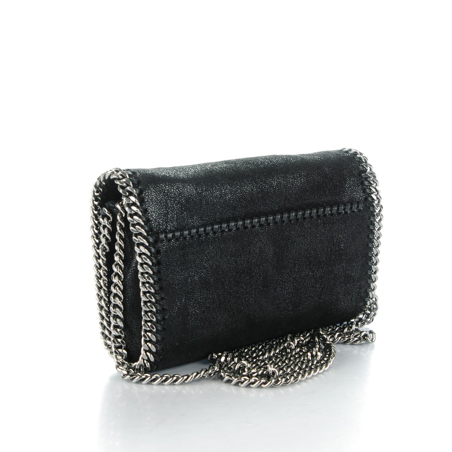 Stella McCartney Grained Multi Gem Falabella Mini Tote Black 3 of 9
