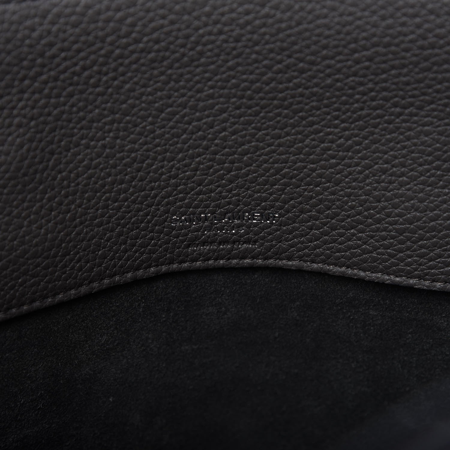 Saint Laurent Grained Calfskin Baby Sac De Jour Supple Fog 9 of 11