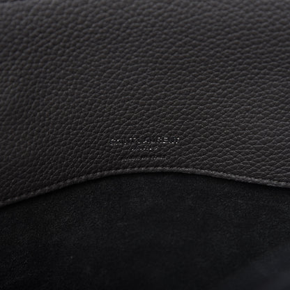 Saint Laurent Grained Calfskin Baby Sac De Jour Supple Fog 9 of 11