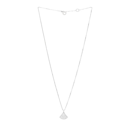 Bulgari 18K White Gold Diamond Divas' Dream Pave Necklace 3 of 4