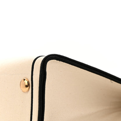 Fendi Canvas Logo Medium Shopping Tote Grezzo Black 11 of 13