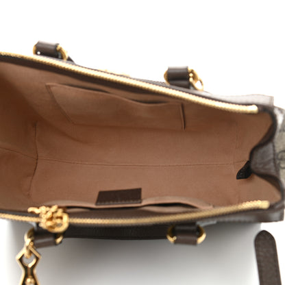 Gucci GG Supreme Monogram Small Ophidia Tote Bag Brown 5 of 10