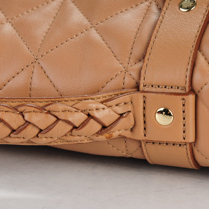 Mulberry Nappa Quilted Medium Alexa Deer Brown 9 of 9