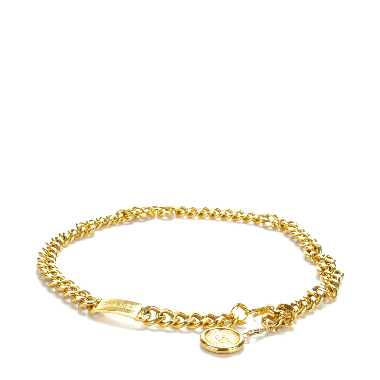 Chanel Chain CC 31 Rue Cambon Medallion Belt Gold 1 of 5