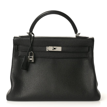Hermes Togo Kelly Retourne 32 Black 1 of 9
