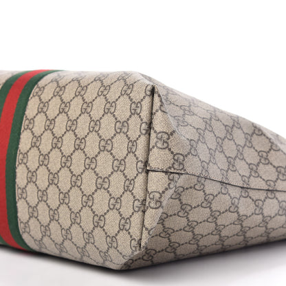 Gucci GG Supreme Monogram Medium Ophidia Shopping Tote Brown 7 of 10