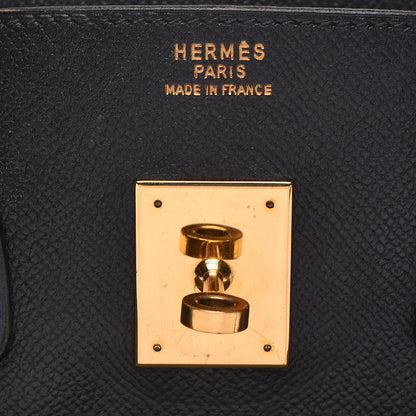 Hermes Courchevel Birkin 35 Indigo 11 of 42