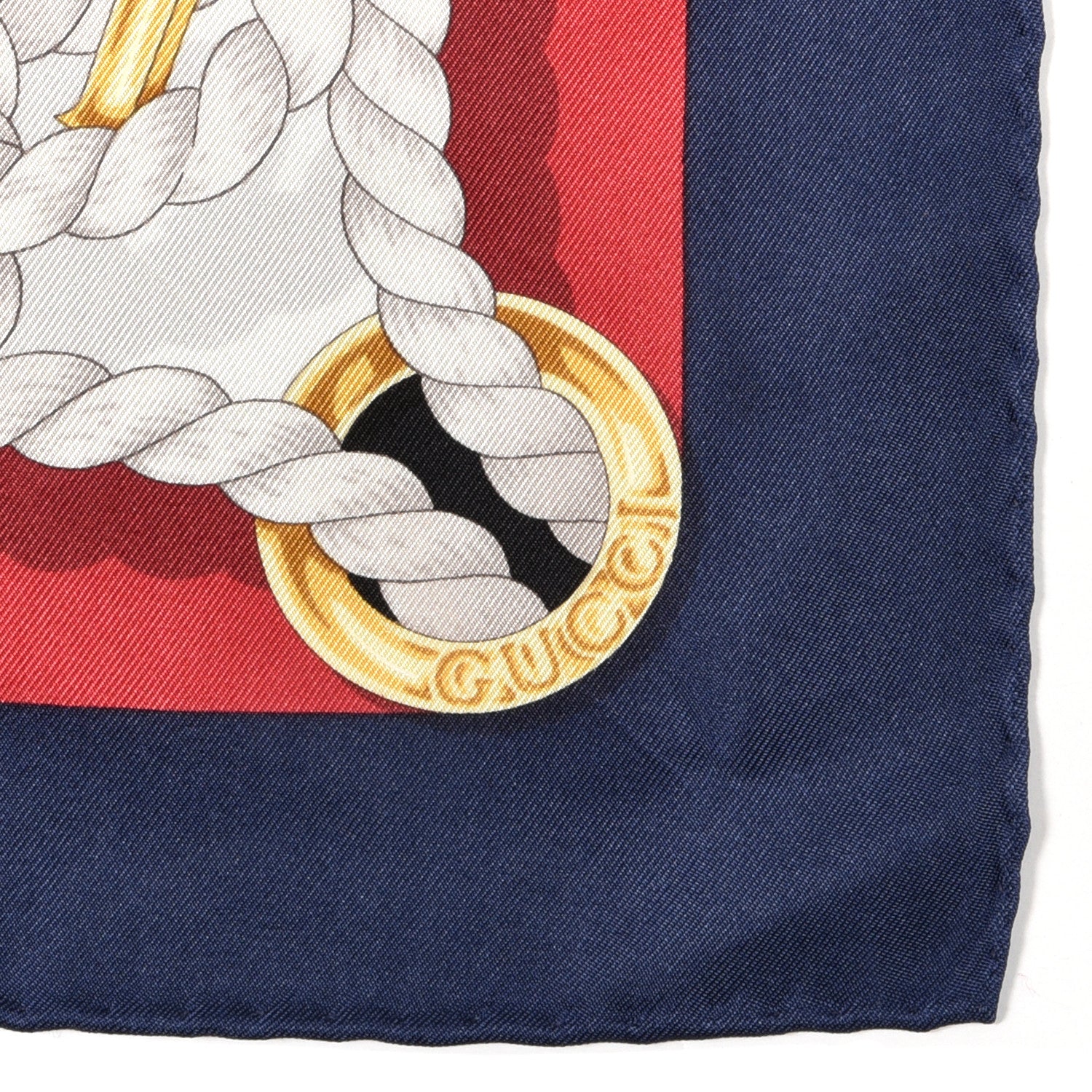 Gucci Silk Ropes Square Scarf Multicolor 2 of 3