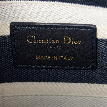 Christian Dior Embroidered Cornely Medium Lady D-Lite Blue White 6 of 11