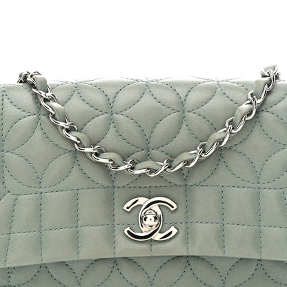 Chanel Lambskin Quilted Lady Graphic Flap Green 8 of 11