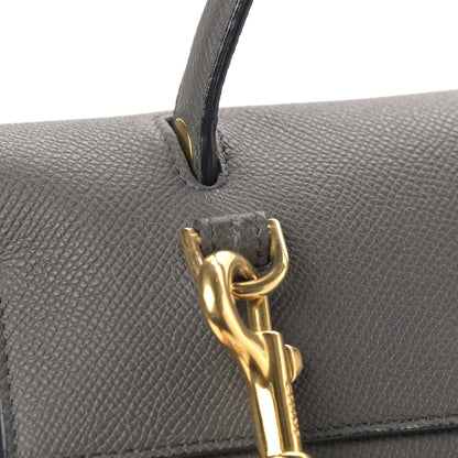 Celine Grained Calfskin Mini Belt Bag Grey 17 of 20