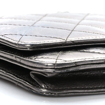Chanel Metallic Aged Calfskin Quilted Reissue Wallet On Chain WOC Bronze 9 of 10