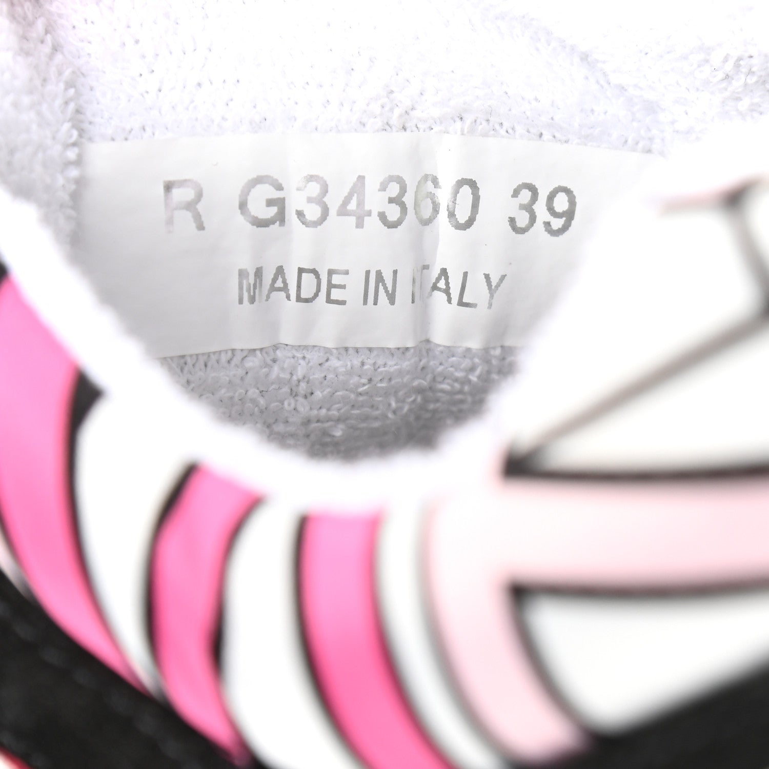 Chanel Suede Calfskin Nylon Geometric Print CC Sneakers 39 White Multicolor 7 of 10
