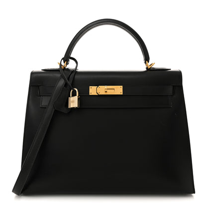 Hermes Box Kelly Sellier 32 Black 1 of 16