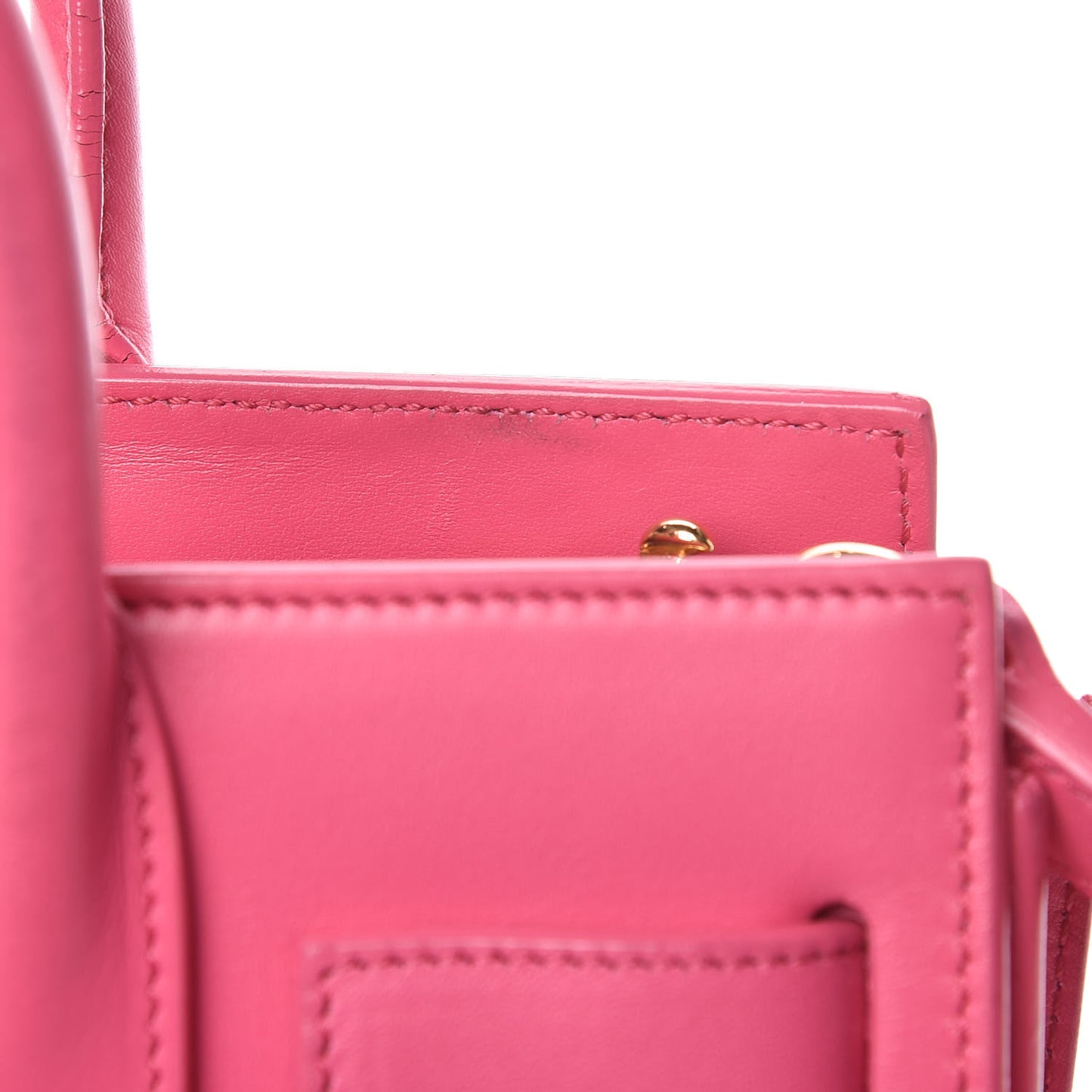 Calfskin Nano Sac De Jour Lipstick Fuchsia