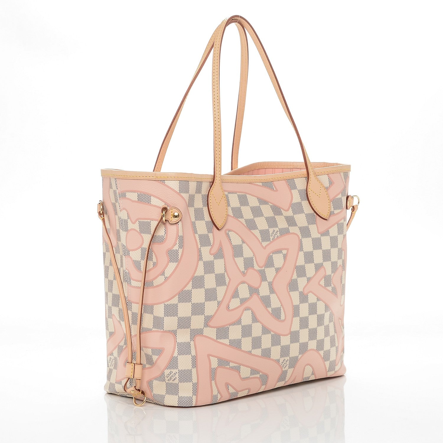 Louis Vuitton Damier Azur Tahitienne Neverfull MM 3 of 8