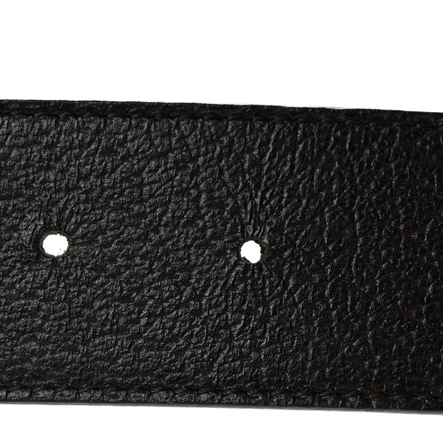 Textured Dollar Calfskin Double G 40mm Belt 90 36 Black