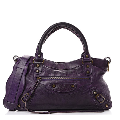 Balenciaga Agneau Classic Hardware First Raisin 1 of 22