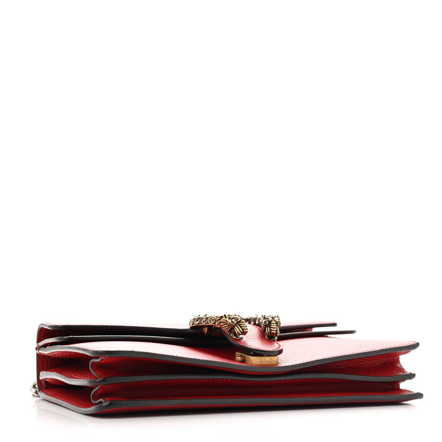Dollar Calfskin Swarovski Crystal Small Dionysus Shoulder Bag Hibiscus Red