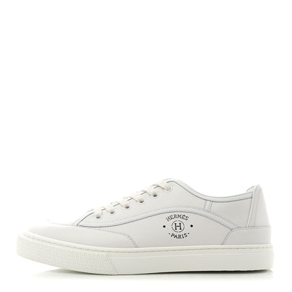 Hermes Calfskin Womens Get Sneakers 39 White 1 of 9