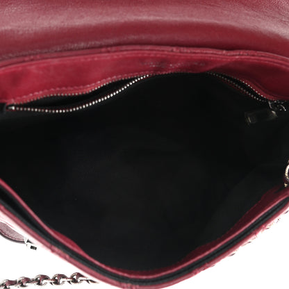 Marc Jacobs Lacquered Lambskin Quilted The Large Single Flap Bordeaux 8 of 15