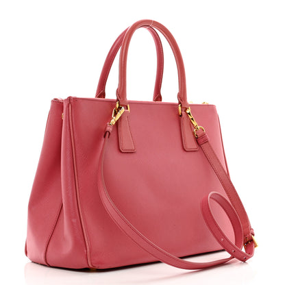Prada Saffiano Lux Medium Tote Peonia 3 of 12
