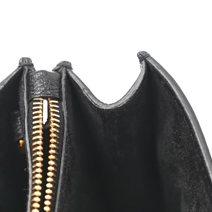 Miu Miu Goatskin Madras Tote Black 13 of 18