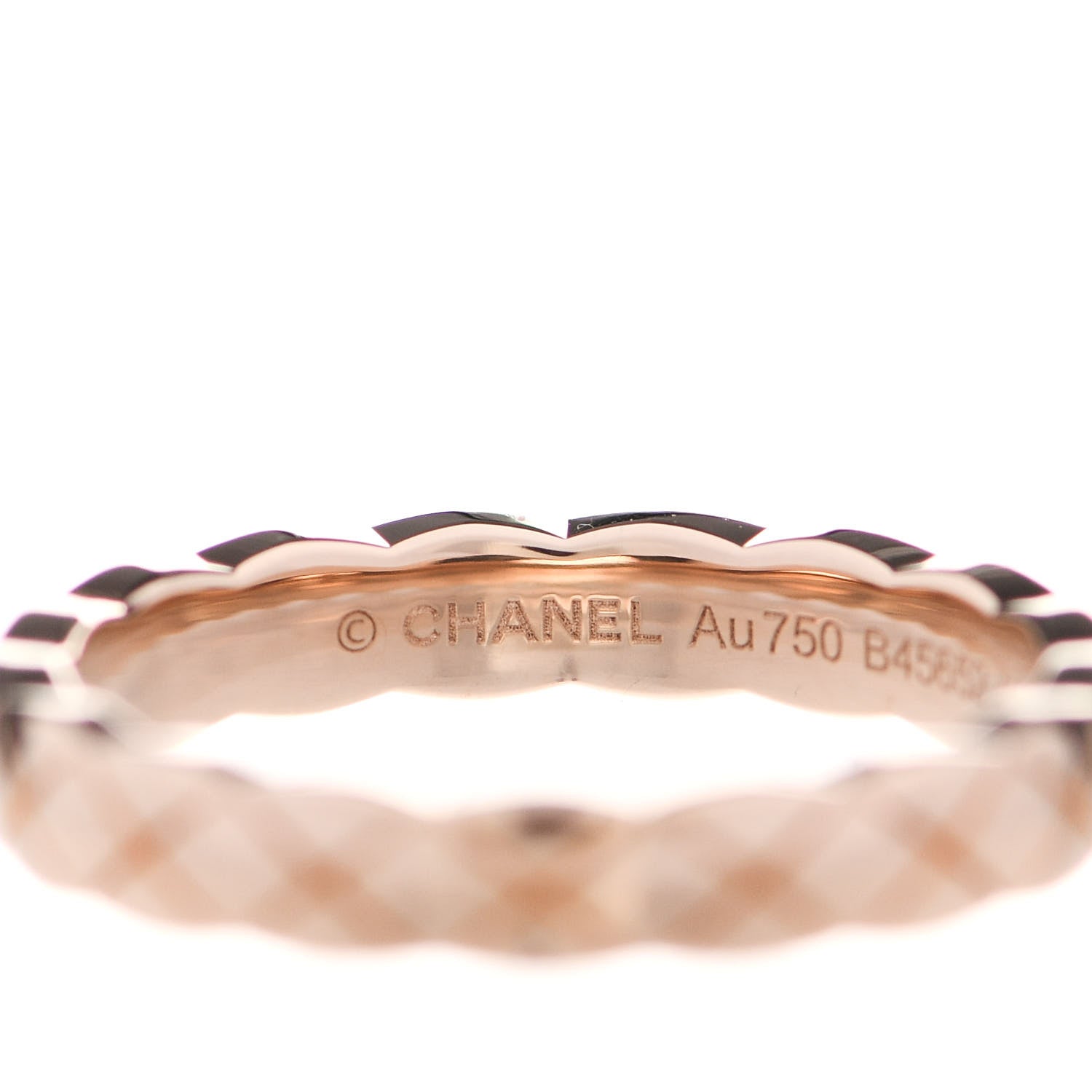 Chanel 18K Beige Gold Mini Coco Crush Ring 49 4.75 4 of 7