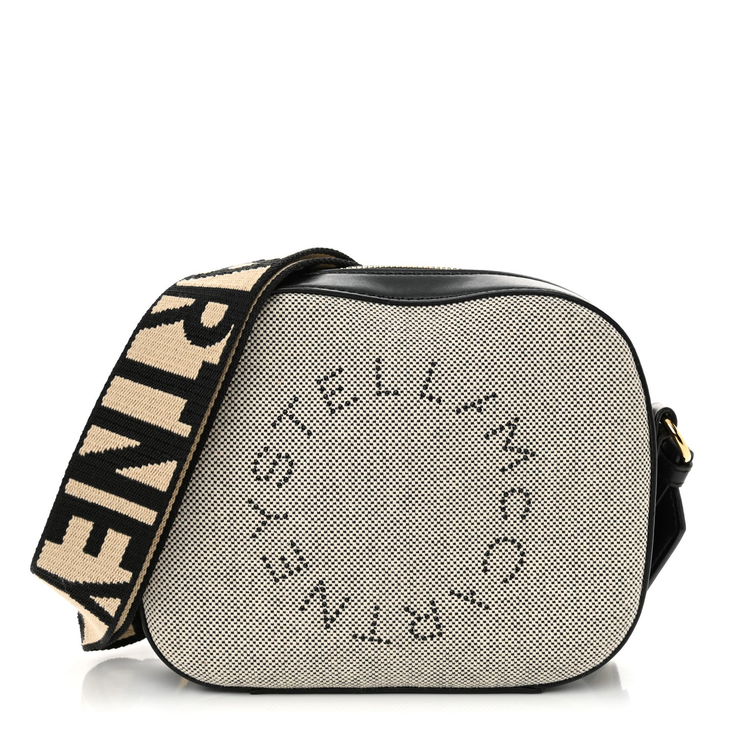 Canvas Logo Small Camera Bag Salt Pepper