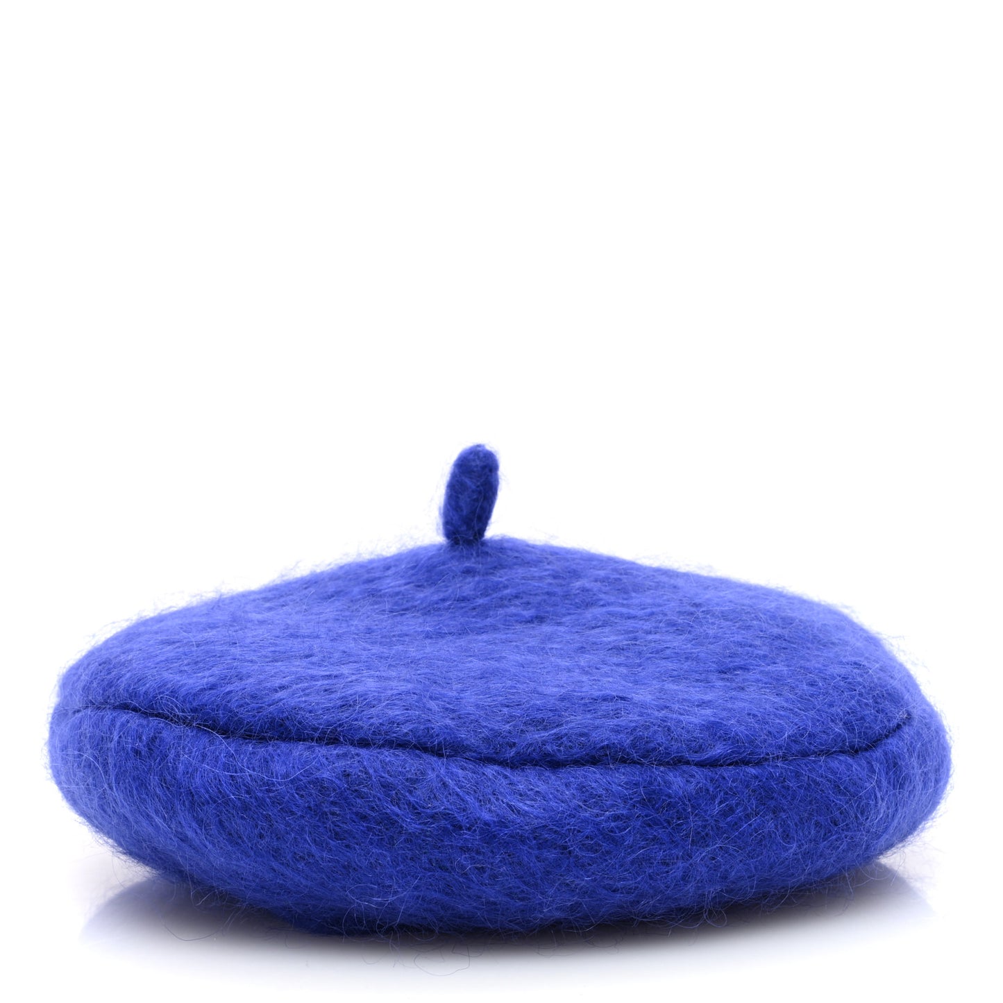 Wool Beret Hat S Blue