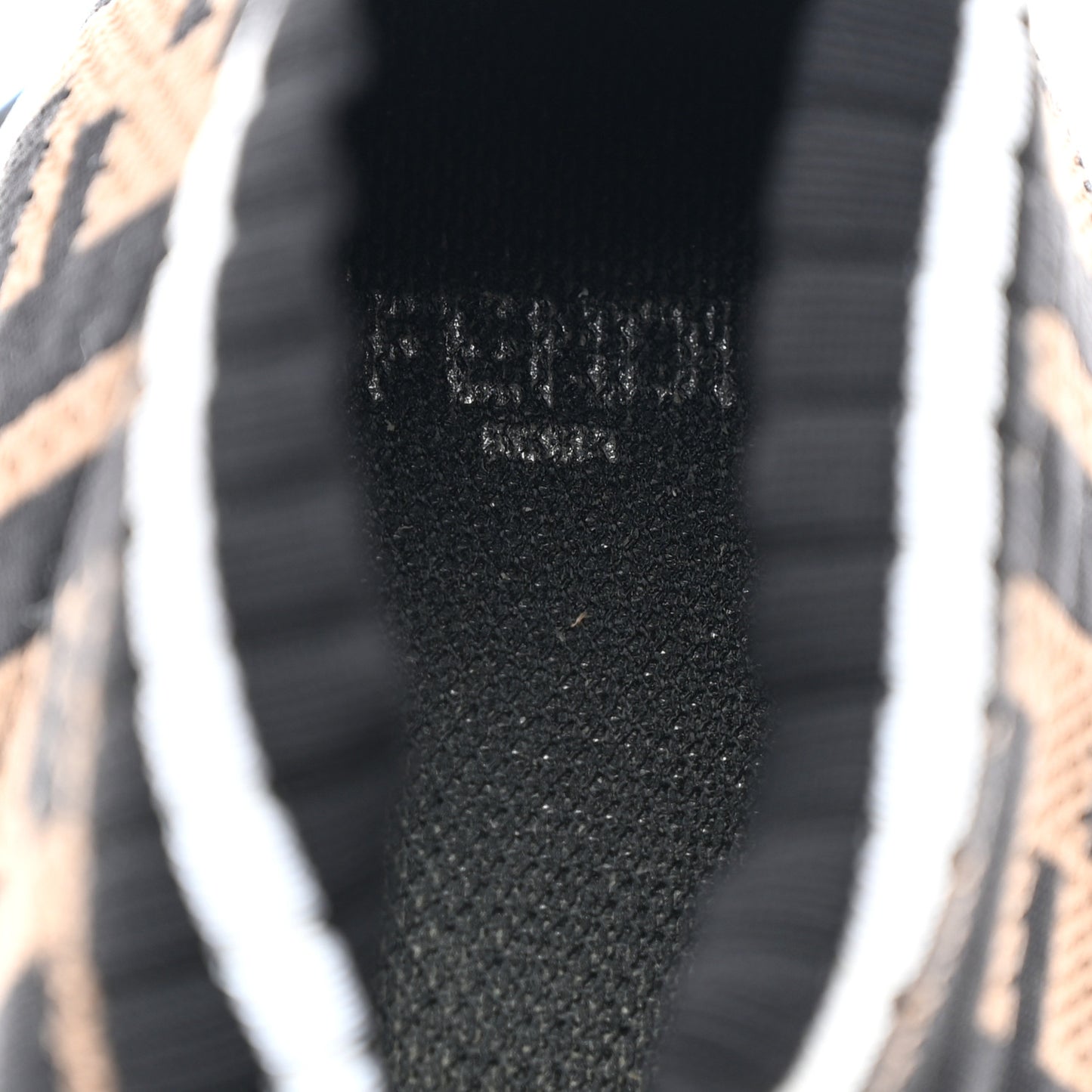 Stretch Yarn FF Stiff Band Rockoko Sneakers 36 Black White Tobacco