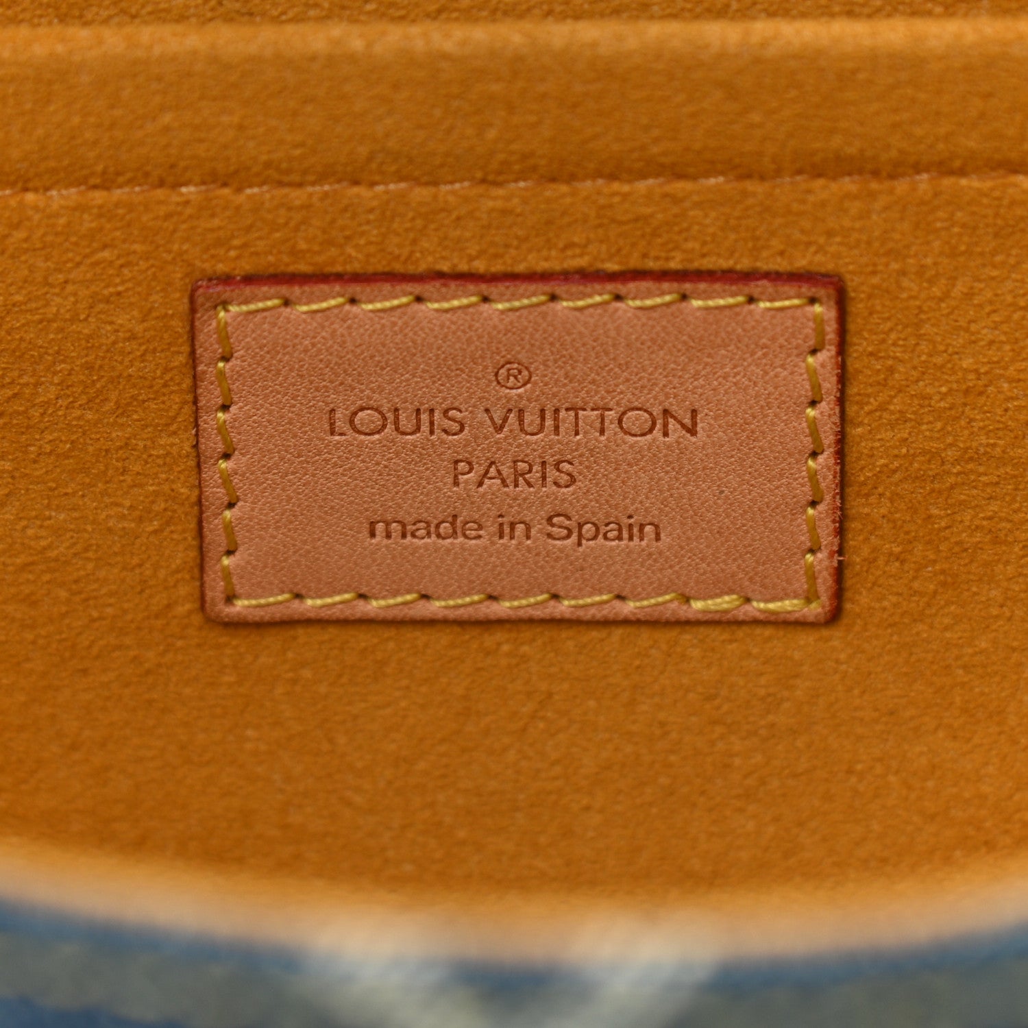 Louis Vuitton Monogram Denim Mini Pleaty Blue 6 of 10