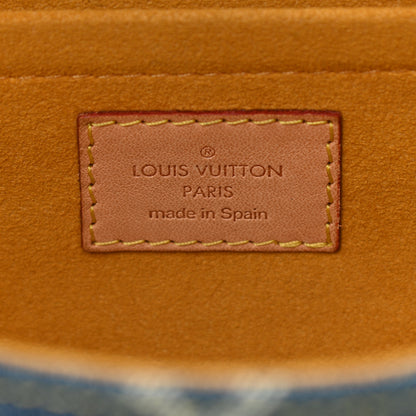 Louis Vuitton Monogram Denim Mini Pleaty Blue 6 of 10