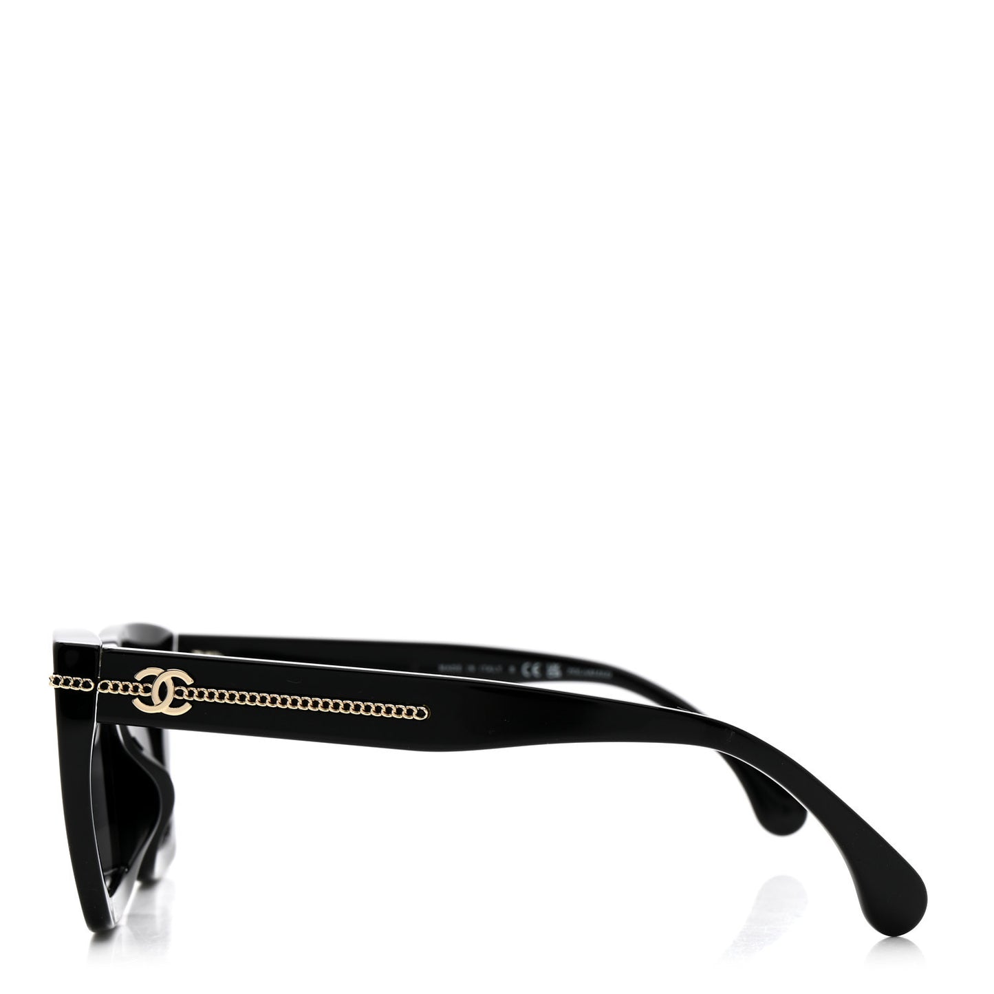 Acetate Square Sunglasses 5509-A Black