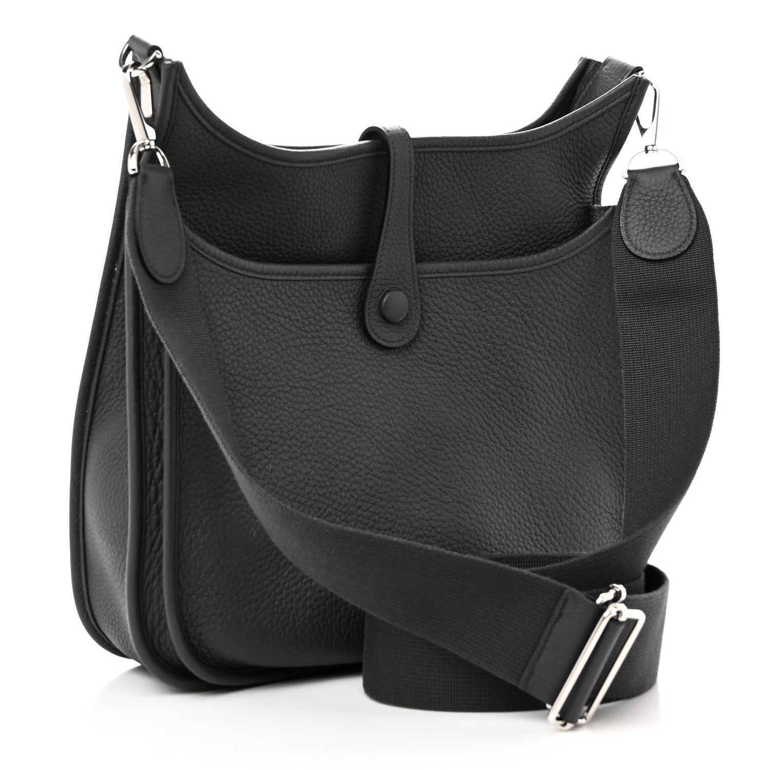 Hermes Taurillon Clemence Evelyne III PM Gris Misty 3 of 11