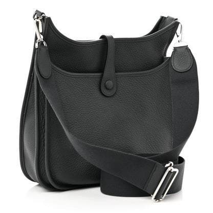 Hermes Taurillon Clemence Evelyne III PM Gris Misty 3 of 11